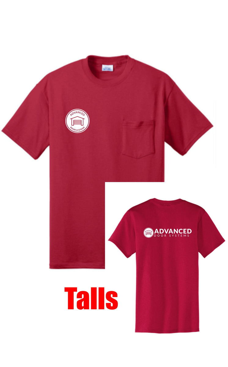 ADS Tall Short Sleeve Pocket Tee threads algona