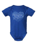 NI Holiday 2025 - Infant Fine Jersey Bodysuit | Heart Design