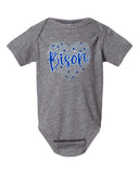 NI Holiday 2025 - Infant Fine Jersey Bodysuit | Heart Design