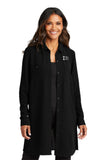 ISB- Port Authority® Ladies Textured Crepe Long Tunic
