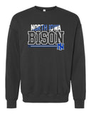 NI Holiday 2025 - BELLA + CANVAS - Sponge Fleece Drop Shoulder Crewneck Sweatshirt | Design 1