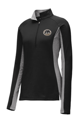 Bear Creek - Sport-Tek® Ladies Sport-Wick® Stretch Contrast 1/4-Zip Pullover