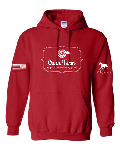 Owen Farm - Gildan Hooded Sweatshirt (youth/adult)