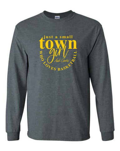 A.C. - Long Sleeve Tee *Small Town Girl-Gold Print*