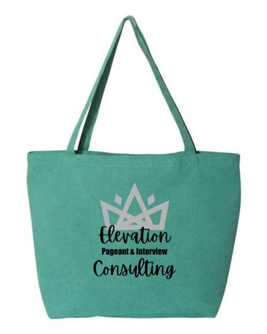 Elevation Consulting- Pigment-Dyed Premium Canvas Tote