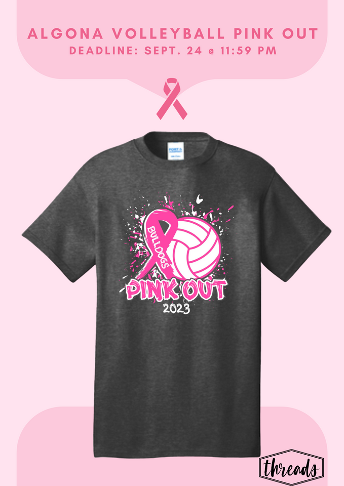 Algona Volleyball PINK OUT &#39;23
