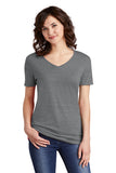 Hosmer-Ladies Snow Heather Jersey V-Neck T-Shirt