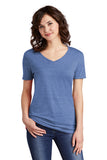 Hosmer-Ladies Snow Heather Jersey V-Neck T-Shirt