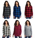 KRHC- Port Authority® Women's Plaid Flannel Tunic