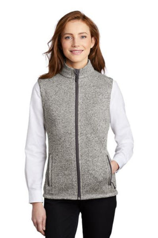 NI Staff - Ladies Sweater Fleece Vest