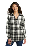 KRHC- Port Authority® Women's Plaid Flannel Tunic