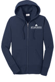 Art's Way Scientific - Port & Co™ Women's Core Fleece Full-Zip Hooded Sweatshirt