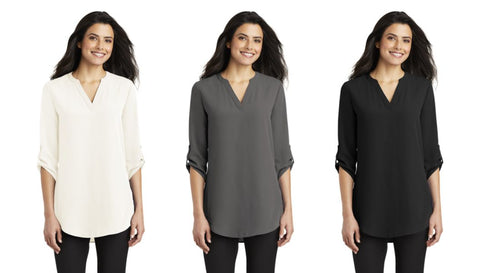 Algona Staff - Port Authority ® Women's 3/4-Sleeve Tunic Blouse