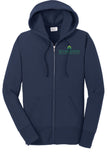 Art's Way Scientific - Port & Co™ Women's Core Fleece Full-Zip Hooded Sweatshirt
