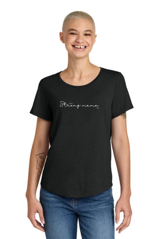CFF - Allmade® Women’s Relaxed Tri-Blend Scoop Neck Tee | Strong Mama Era