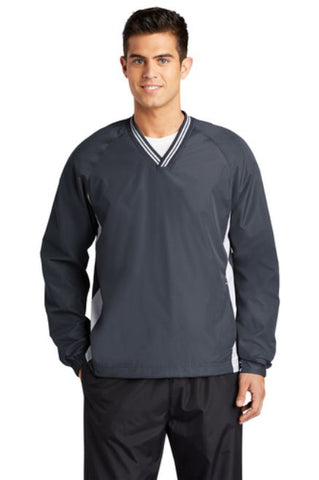 FC Staff - Tipped V-Neck Raglan Wind Shirt