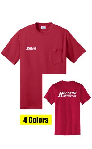 Holland Contracting - Short Sleeve Pocket Tee