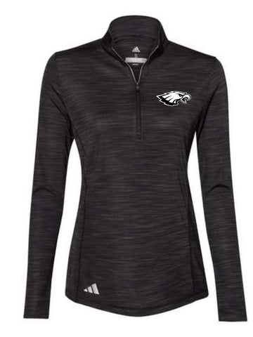 Eagle Grove Staff - Adidas Women's Lightweight Mélange Quarter-Zip Pullover