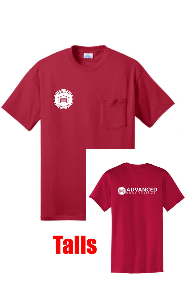 ADS Tall Short Sleeve Pocket Tee threads algona