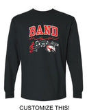 MC Marching Band '26 - Black Gildan Long Sleeve T-Shirt | Custom