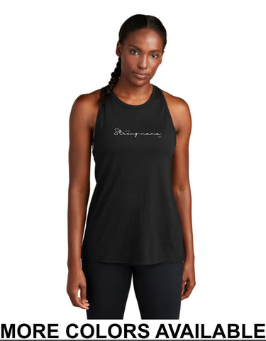CFF - Sport-Tek® Women's PosiCharge® Tri-Blend Wicking Tank | Strong Mama Era