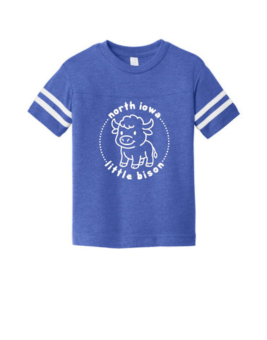 LBD (NI) '25 - Toddler Football Fine Jersey Tee | Little Bison Circle