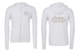 Dream Barre - BELLA + CANVAS - Unisex Sponge Fleece Full-Zip Hoodie (Glitter Print)