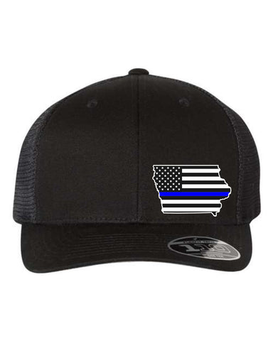 O.C. 55-18 - Mega Cap - Flexfit - 110® Mesh-Back Cap (Iowa Flag)
