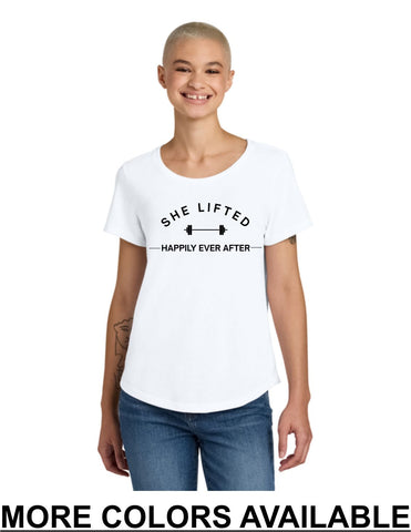 CFF - Allmade® Women’s Relaxed Tri-Blend Scoop Neck Tee | Happily Ever After