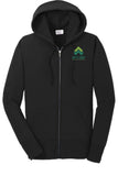 Art's Way Scientific - Port & Co™ Women's Core Fleece Full-Zip Hooded Sweatshirt