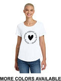CFF - Allmade® Women’s Relaxed Tri-Blend Scoop Neck Tee | SMSSM-Circle