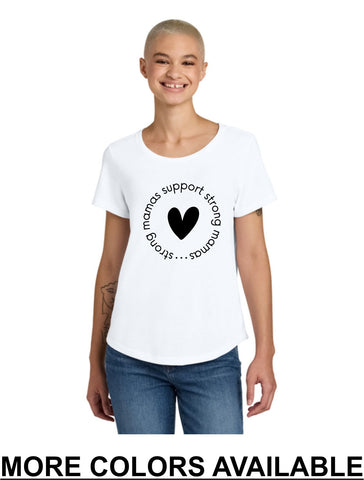 CFF - Allmade® Women’s Relaxed Tri-Blend Scoop Neck Tee | SMSSM-Circle