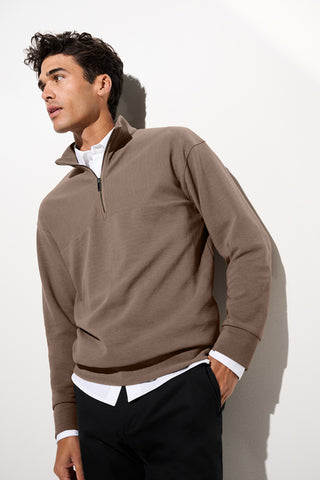 FTSB - Mercer+Mettle® Linear Texture 1/4-Zip