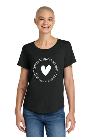 CFF - Allmade® Women’s Relaxed Tri-Blend Scoop Neck Tee | SMSSM-Circle