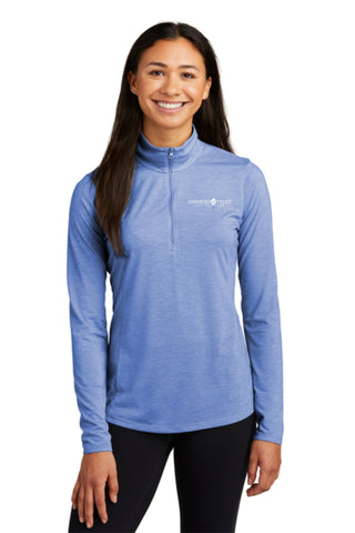FTSB - Sport-Tek® Women's PosiCharge® Tri-Blend Wicking 1/4-Zip Pullover
