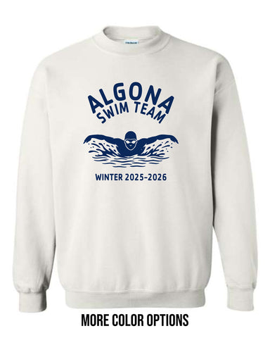 Algona Swim Team | Winter 2025 -  Gildan Crewneck Sweatshirt (Youth/Adult)