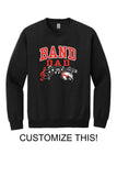 MC Marching Band '26 - Black Gildan Crewneck Sweatshirt | Custom