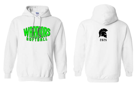 Warriors Softball '25 - Gildan Hooded Sweatshirt