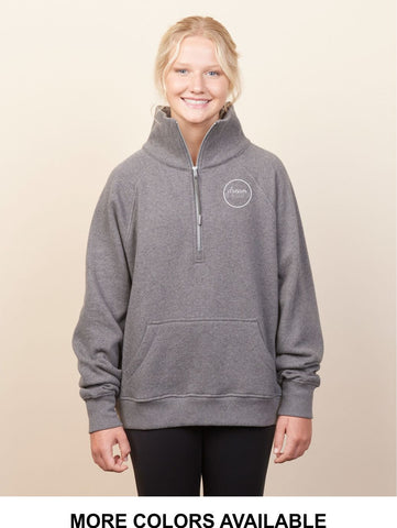 Dream Barre - Ladies Boxy Half Zip Fleece