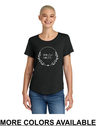 CFF - Allmade® Women’s Relaxed Tri-Blend Scoop Neck Tee | To an Angel...