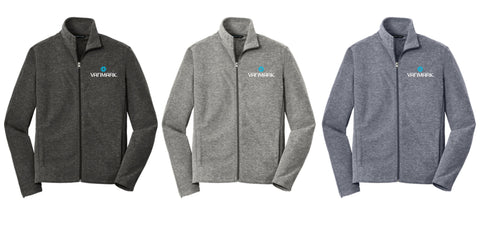 Vanmark-Port Authority® Heather Microfleece Full-Zip Jacket