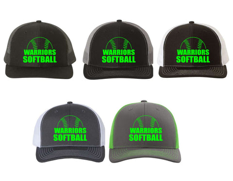 Warriors Softball '25 - Richardson - Snapback Trucker Cap