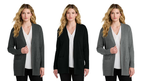 Algona Staff - Port Authority® Women’s Easy Care Open-Front Cardigan Sweater