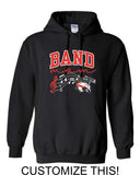 MC Marching Band '26 - Black Gildan Hooded Sweatshirt | Custom
