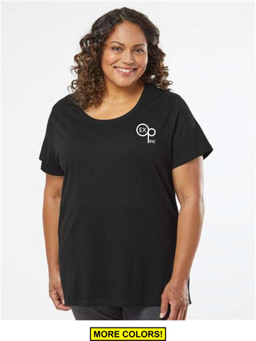 Ex Op Staff - Ladies' Curvy Fine Jersey Tee