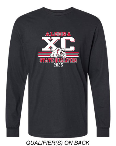 Algona State XC '25 - Unisex Softstyle® CVC Long Sleeve T-Shirt