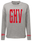 GHV Holiday '25 - Women's Billie Side-Zip Crewneck Sweatshirt | Large GHV + SLEEVES