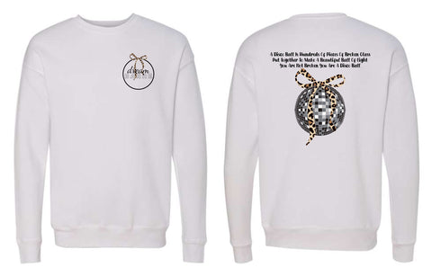 Dream Barre - BELLA + CANVAS - Sponge Fleece Drop Shoulder Crewneck Sweatshirt (Disco Design)