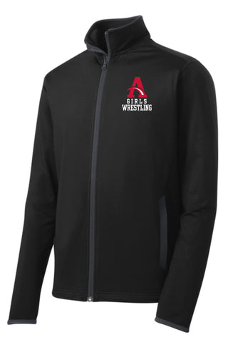 AHS  Girls Wrestling '25 - Sport-Tek® Sport-Wick® Stretch Contrast Full-Zip Jacket