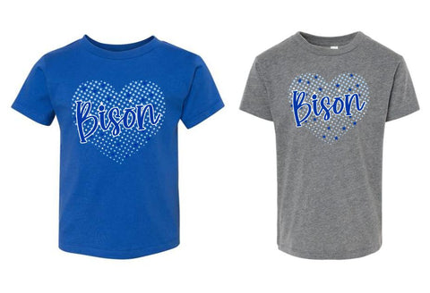 NI Holiday 2025 -Toddler Fine Jersey Tee | Heart Design
